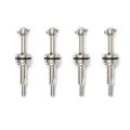 4pcs 2mm Extended Metal Cvd Universal Joint Shaft for Wltoys Rc Parts