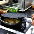 Silicone Splatter Screen Guard Nonstick Oil Grease Pan Lid Oil-proof