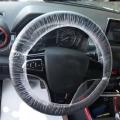 50pcs/set Universal Disposable Plastic Steering Wheel Cover