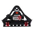 Front Bumper with Led Light & Winch for Axial Scx10 Scx10 Ii Iii