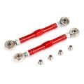Cnc Metal Steering Pull Rod Set for 1/5 Losi 5ive-t 5t Rovan ,red