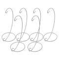 (6 Pack) Ornament Display Stand, White Iron Hanging Stand Rack