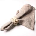 30pcs Jute Napkin Ring Rope Woven Napkin Buckle for Christmas Party