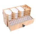 Diamond Painting Cross Stitch Wooden Tool Container Drawer ,1 Set