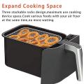 For Ninja Dual Air Fryer, 3-layer Food Dehydrator Toast Rack Grill