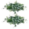 Greenery Artificial Front Door Wreath Hanging for Home Wall Decor