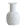 Handmade Home Plain Pottery Dried Flower Vase Stoneware Long Neck