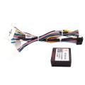 Car Android Stereo 16pin Power Wiring Harness Cable Adapter