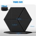 12 Pack Acoustic Foam,self-adhesive Sound Proof Panels(black)