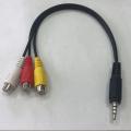 S-video 7-pin Tv to Rca Av Adapter Converter Cable