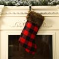 Christmas Stockings - 2 Pack Plaid Classic Large Christmas Stockings