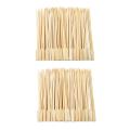 600pcs Bamboo Paddle Skewers Barbecue Bamboo Skewers Sticks 9cm