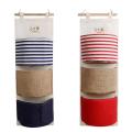 2 Pcs Hanging Storage Bag, Wall Mounted 3 Bags Nursery Storage Bag