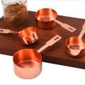 9 Pcs Rose Gold Stainless Steel Cups and Spoons for The Kitchen Set