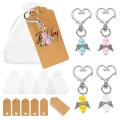 32 Sets Guardian Angel Keychain Baby Shower Gifts for Guests Angel