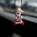Duck Car Hanging Ornament Cute Duck Rear View Mirror Hanging Pendant