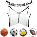 2pack Clear Acrylic Ball Stand for Basketball Football Soccer Ball