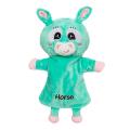Animal Puppets Plush Soft Cute Doll Hand Puppet Parent-child Toy G