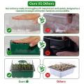 Seed Starter Tray for Greenhouse Propagator Seeds Plant -green