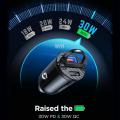 30w 5a Car Charger Usb Fast Charger with Qc3.0+type-c Pd Fast Charger