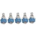 5pcs New 9pin 3pdt Foot Switch for Diy Guitar Effects Pedal Kits