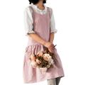 1 Piece Kitchen Apron Cooking Waist Women's Work Cover Pink