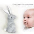 21cm Rabbit Baby Toys Plush 0-12 Months Ring Bell Crib Sound Kid Doll