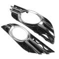 Car Front Fog Light Grill Chrome Trim Cover Set for Mercedes-benz