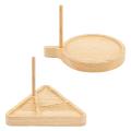 2pcs Wooden Weaving Beading Trays Kit 2 Styles Beading Tray