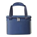 Multifunction Large Capacity Cooler Bag for Women Lunch Box Blue