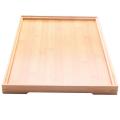 3x Wooden Serving Tray Kung Fu Tea Cutlery Trays Pallet 37x26cm