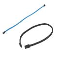 50cm Sata 3.0 Iii Sata3 7pin Data Cable 6gb/s Ssd Cables(blue)