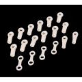 Ball Buckle Connector Set for 1/5 Scale Truck Losi 5ive Rovan,white