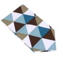 Modern Geometric Triangle-pattern Table Runner - Polyester Fabric