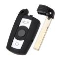 Replacement 3 Button Keyless Key Shell Fob Case for Bmw 1 3 5 6 7