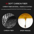 Carbon Fiber Gear Shift Box Panel Cover Trim Accessories Rhd