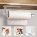 Kitchen Roll Holder Under Cabinet,self Adhesive Paper Towel Holder