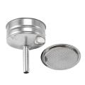 2x 6-cup Moka Coffee Machine Replacement Funnel Kits Compatible