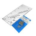 Seam Guide Ruler & Seam Guide for Sewing 1/8 -2inch Straight Line Hem