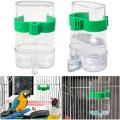 2 Pieces Of Automatic Bird Feeder Waterer Feeder Bottle Birdcage