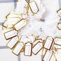 400 Pcs Paper Price Tags with Hanging String Marking Tags 25mmx13mm