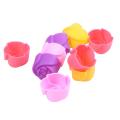 10x Silicone Rose Cake Baking Mold Chocolate Jelly Maker Mould