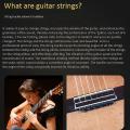 Koyunbaba Guitar String E Chord Tie for Stringed Instruments,black