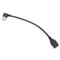 Usb 3.0 Angle 90 Degree Extension Cable Male to Female Adapter Left