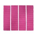 4pcs/lot Surfing Front Traction Pad-sup Surfboard Deck Grip(pink)