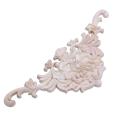 4pcs European Floral Craft Furniture Decorative Carved Applique