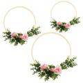 12pcs Wooden Bamboo Wreath Rings for Wedding 8inch 10inch 12inch