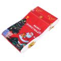 50pcs Christmas Plastic Drawstring Bag Cookie Snack Gift Candy Bag
