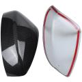 For Mazda Car Rear View Mirror Carbon Fiber Color Door Wing Shell