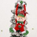 Christmas Decoration Plush Elf Doll Christmas Tree Hanging Ornament A